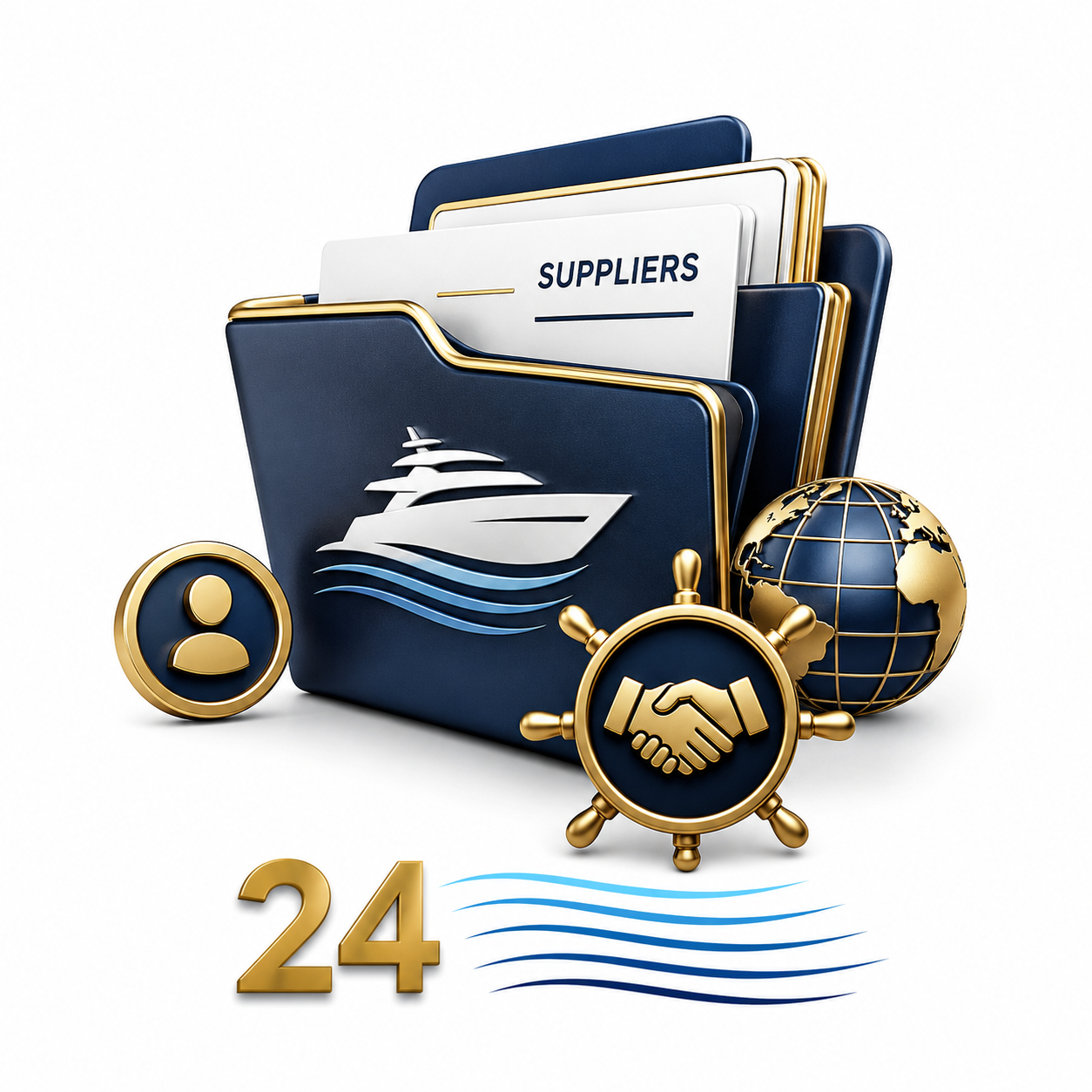 24 Yacht Suppliers publisher platform visual